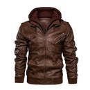 Chaqueta de cuero para hombre: corte clásico, estilo urbano