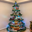 Árbol de Navidad Gigante 3,00m con Tren, Noria y Luces LED | Promoción Anticipada de Navidad 2026