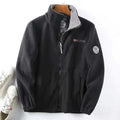 Chaqueta con capucha para hombre y forro de doble capa