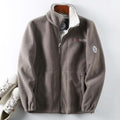 Chaqueta con capucha para hombre y forro de doble capa