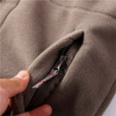 Chaqueta con capucha para hombre y forro de doble capa