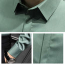 Camisa Masculina Sin Arrugas